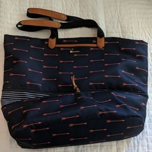 Stella & Dot Weekender Navy Bag like New!